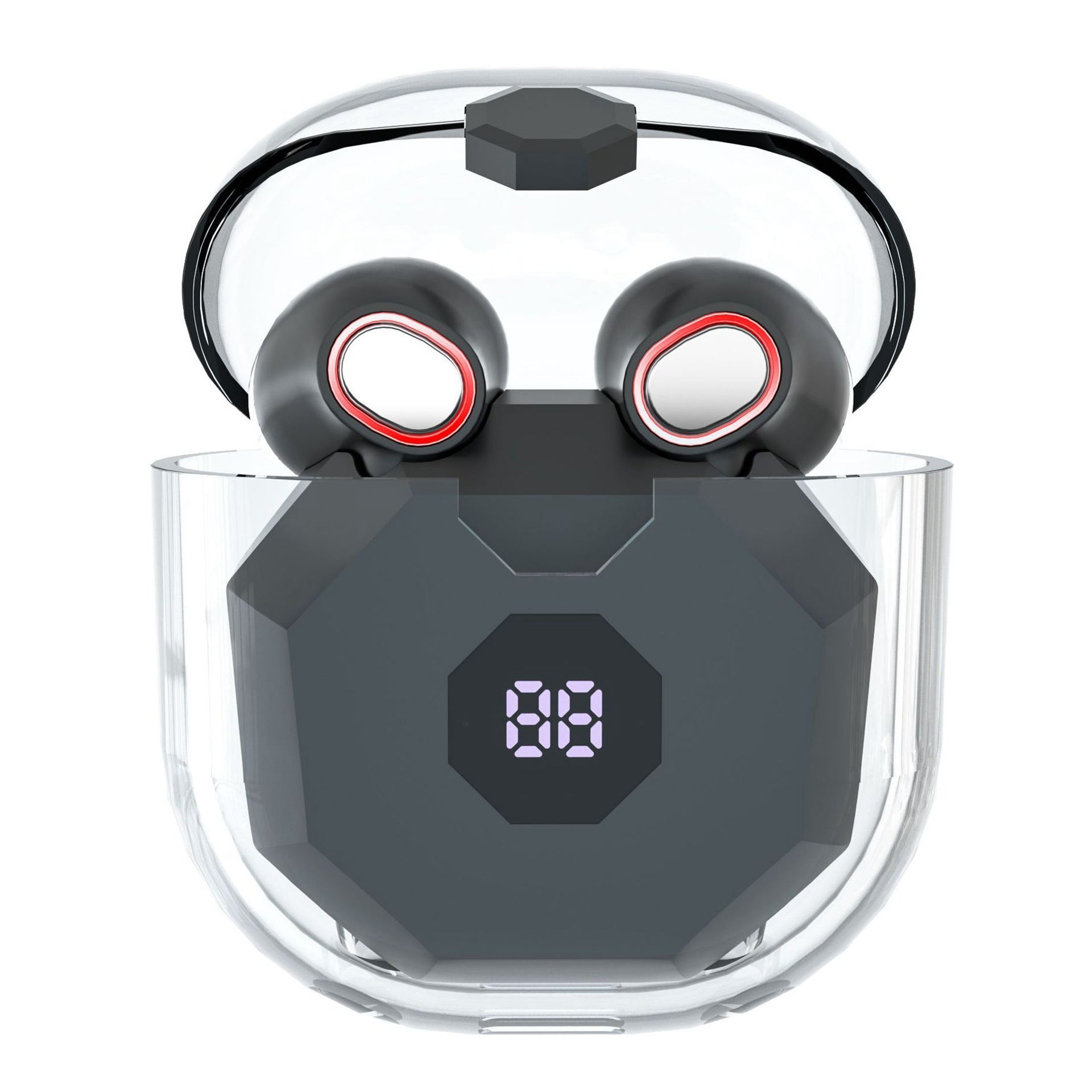 TWS Bluetooth Wireless Earphone Stereo HiFi Sound Low Delay Sports Headset with Digital Display Charging Case TWS Bluetooth Wireless Earphone Stereo HiFi Sound Low Delay Sports Headset with Digital Display Charging Case